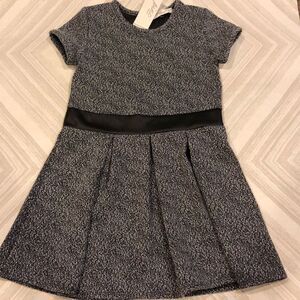 Pinc Premium Black & White Short-sleeve Dress